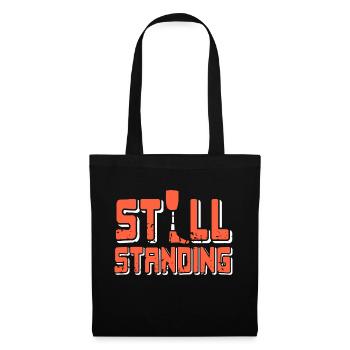 Still Standing Cool Retro Prosthesis T-Shirt - Tote Bag - black - Front