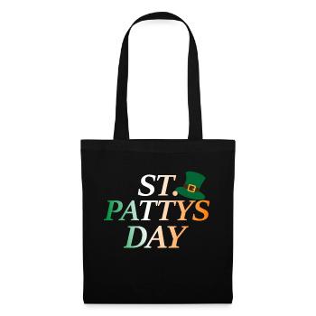 Saint-Patty, Saint-Patrick - Sac en tissu - noir - Devant