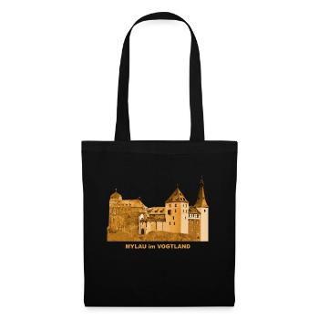 Château de Mylau Château Vogtland Saxe Reichenbach - Sac en tissu - noir - Devant