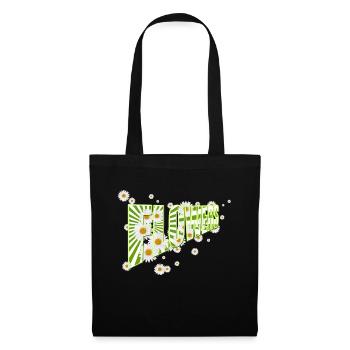 Flowers, daisies, daisies, nature, garden - Tote Bag - black - Front