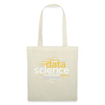 Data Science Word Cloud - Stoffbeutel - Natur - Vorne