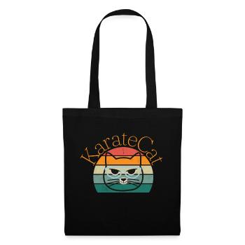 Karate Kate T-shirt - Stoffbeutel - Schwarz - Vorne