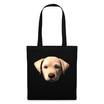Hundewelpe Golden Retriever Hundebesitzer Hunde - Stoffbeutel - Schwarz - Vorne