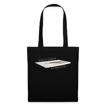 Shadow of two people at the end of the stairs - Tote Bag - black - Front