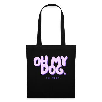 Oh my dog. - Tote Bag - black - Front