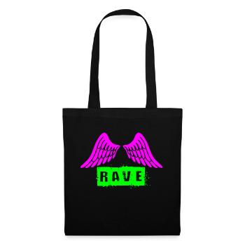 Rave - Tote Bag - black - Front