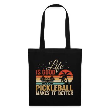 Pickleball Player Pickleball Lover - Sac en tissu - noir - Devant