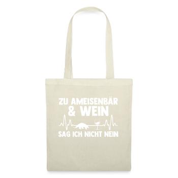 Ameisenbär - Stoffbeutel - Natur - Vorne