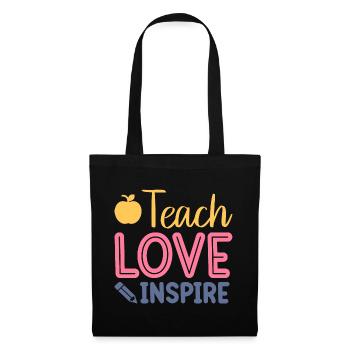 Teach Love Inspire - Tote Bag - black - Front