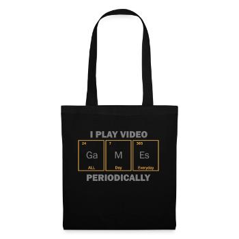 IPlayPeriodically - Sac en tissu - noir - Devant