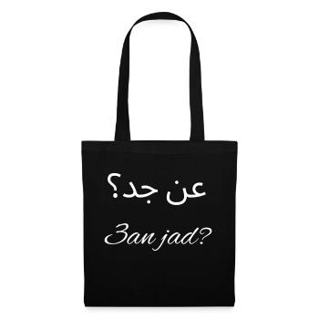 3an jad - Tote Bag - black - Front