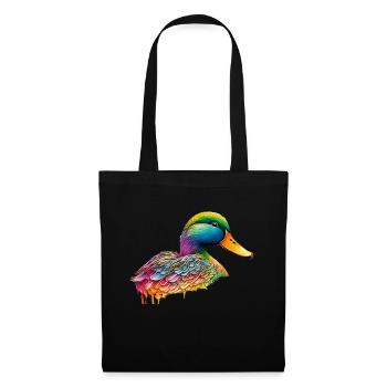 trippy Duck - Stoffbeutel - Schwarz - Vorne