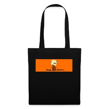 Halloween Tasse Orange - Stoffbeutel - Schwarz - Vorne