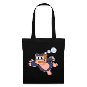 Mole Diver Snorkel Diving - Tote Bag - black - Front