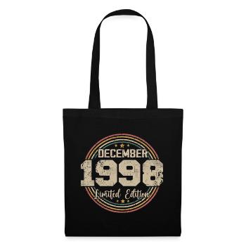 The legends were born in December 1998 - 1998 - Tote Bag - black - Front
