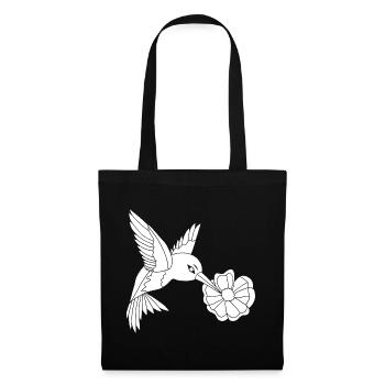White Foraging Bird - Tote Bag - black - Front