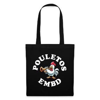 Pouletos - Stoffbeutel - Schwarz - Vorne