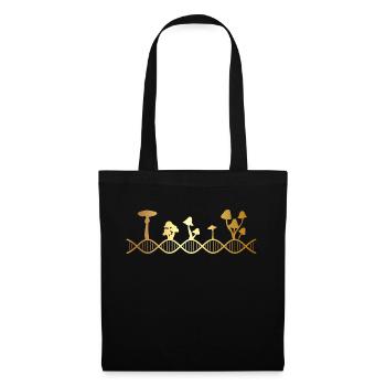 Le champignon est dans mon ADN - Sac en tissu - noir - Devant