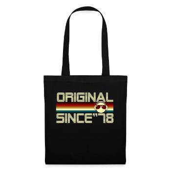 Since 78 - Sac en tissu - noir - Devant
