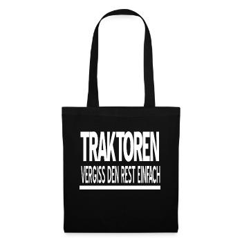 tractors - Tote Bag - black - Front
