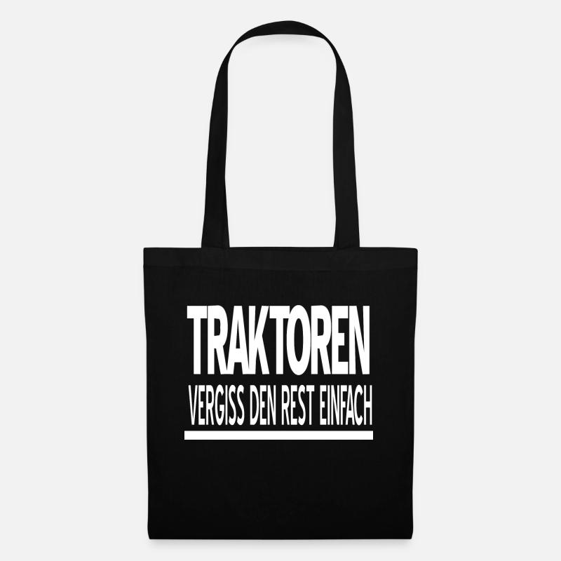 Traktoren - Stoffbeutel - Schwarz