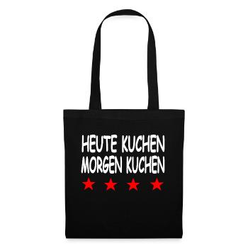 Gâteau - Sac en tissu - noir - Devant