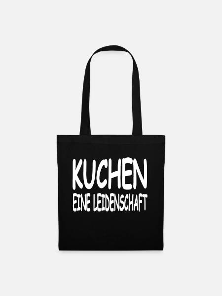 Kuchen - Stoffbeutel - Schwarz