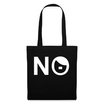 NO! Keine Nazis! - Stoffbeutel - Schwarz - Vorne
