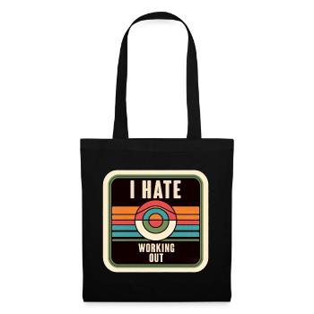 I Hate Working Out 7 - Tote Bag - black - Front