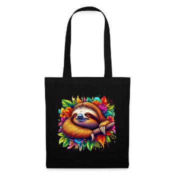 Paresse - Sac en tissu - noir - Devant