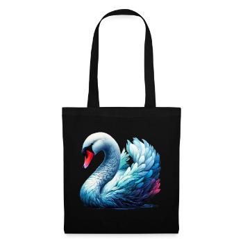 Cygne - Sac en tissu - noir - Devant