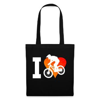VTT VTT Hommes Cycliste Cyclisme - Sac en tissu - noir - Devant