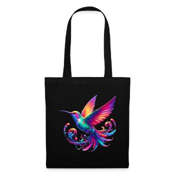Kolibri - Stoffbeutel - Schwarz - Vorne