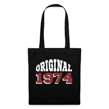 Original 1974 - Stoffbeutel - Schwarz - Vorne