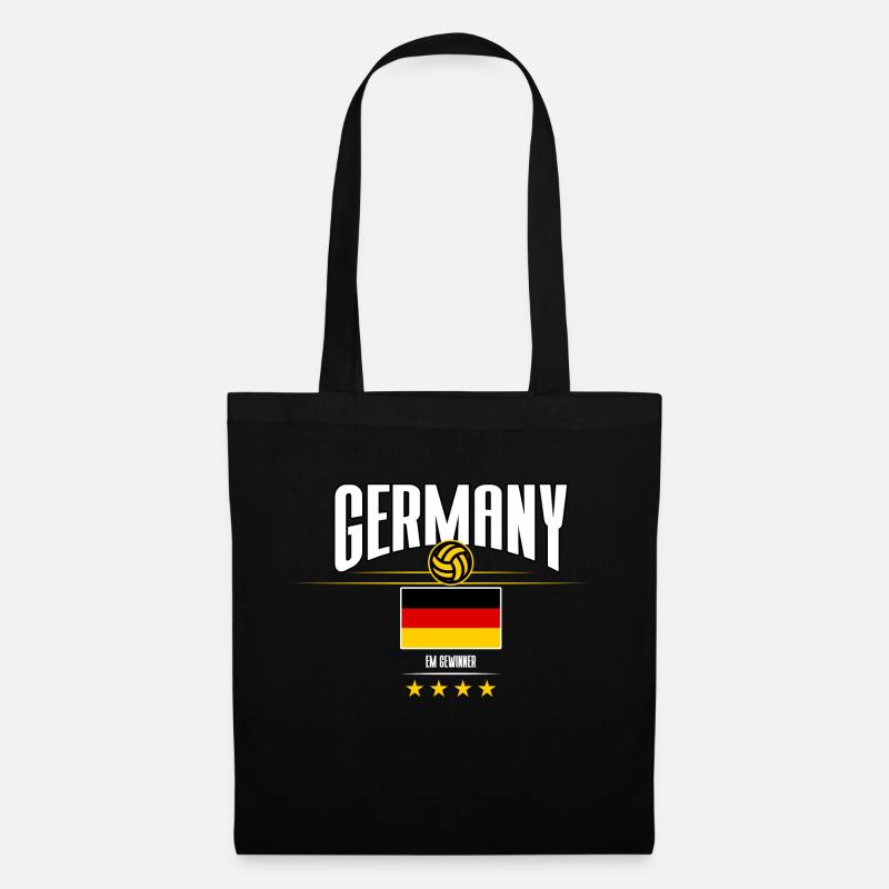DEUTSCHLAND EM GEWINNER DESIGN - Stoffbeutel - Schwarz