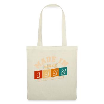 Made in 1993 anniversaire 31 ans - Sac en tissu - nature - Devant
