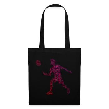 Badminton players Badminton Squash - Tote Bag - black - Front