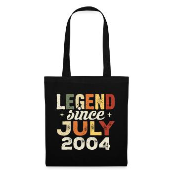 Cadeau d’anniversaire de juillet 2004 Anniversaire de juillet 2004 - Sac en tissu - noir - Devant