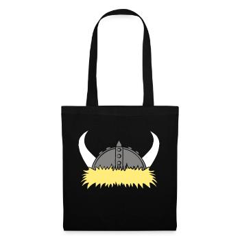Viking helmet - Tote Bag - black - Front