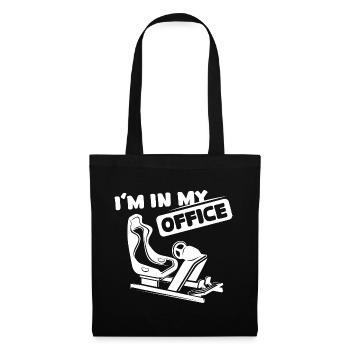 sim racing sayings SImulator gaming racer funny - Tote Bag - black - Front