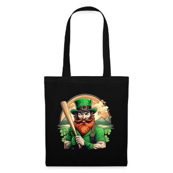 St. Patrick's Day Shamrock Baseball - Tote Bag - black - Front