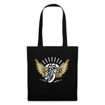 Biker Motorcycle Tour Motorcycle Gift - Tote Bag - black - Front