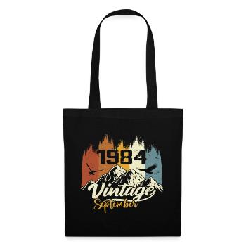 Legends Were Born In September 1984 Vintage 1984 - Stoffbeutel - Schwarz - Vorne