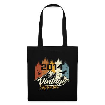 Legends Were Born In September 2014 Vintage 2014 - Stoffbeutel - Schwarz - Vorne