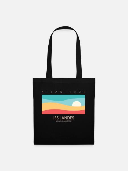 028 ATLANTIQUE - Sac en tissu - noir