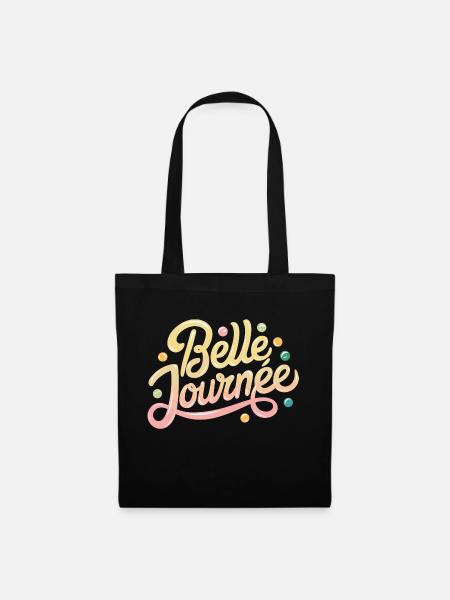 Belle journée - Sac en tissu - noir