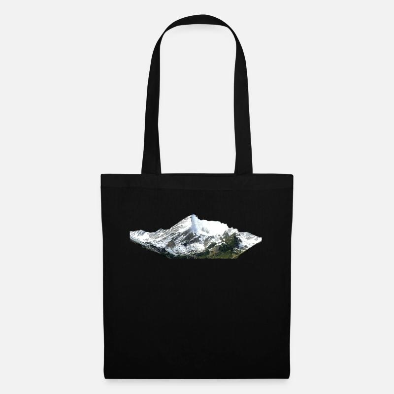 Mountains - Stoffbeutel - Schwarz