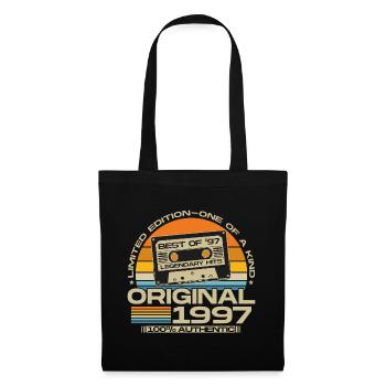 Original 1997 Vintage Cadeau d’anniversaire Rétro - Sac en tissu - noir - Devant