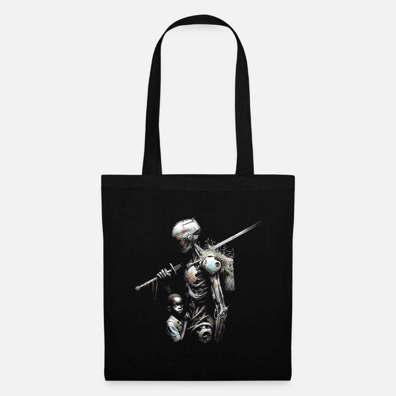 Boy+Robo - Tote Bag - black