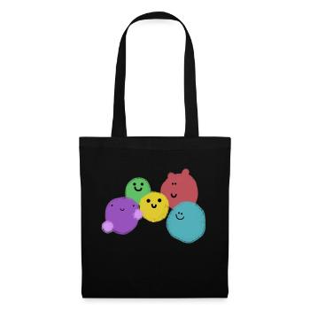 Bande de boule - Sac en tissu - noir - Devant